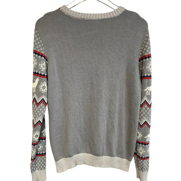 Game Of Thrones Wolf HBO Grandma Grandpa Core Winter Sweater Unisex - Picture 2 of 7